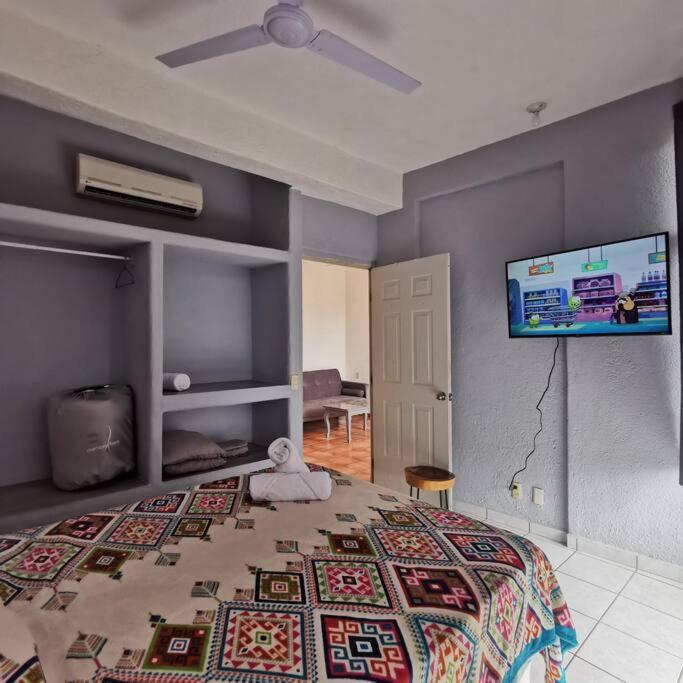 1 Bedroom Apt With Ac , Tv , Wi-Fi Near Dt And Beach Zihuatanejo Exterior photo